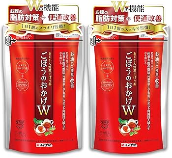 Amazon.co.jp: 【公式】機能性表示食品 ごぼうのおかげW(ダブル